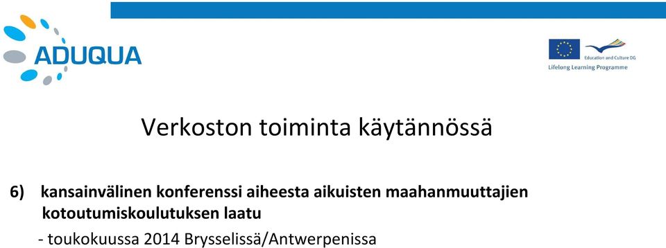 aikuisten maahanmuuttajien