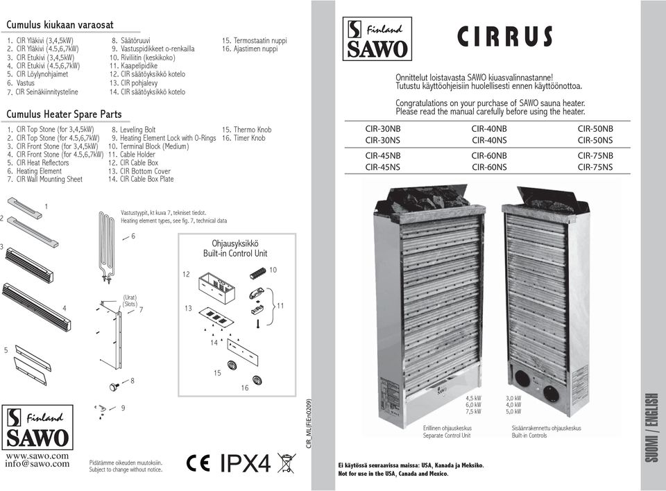 CIR Wall Mounting Sheet. Säätöruuvi 9. Vastuspidikkeet o-renkailla 10. Riviliitin (keskikoko) 1 Kaapelipidike 1 CIR säätöyksikkö kotelo 1 CIR pohjalevy 1 CIR säätöyksikkö kotelo. Leveling olt 9.