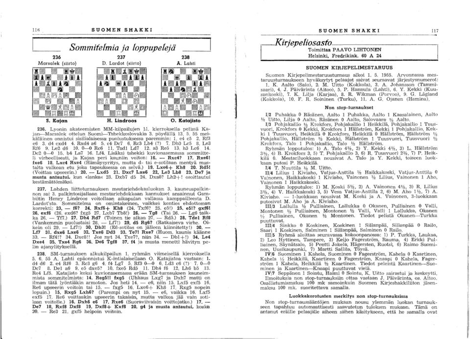 RJ('d4 a'6 5,. c4! Dc7 6. Rc3 LM (?) 7. Db3' Lc5 8. Le3 Hf6 9. IJe2, d6.0. 0'---'0 Hc6'. Tlad Ld7 2. a3 He5 3. h3 Lc6 4, Dc2: 0'---.0,5,. b4 La7 6. Lf4. Lirsäksil tsihekiki!
