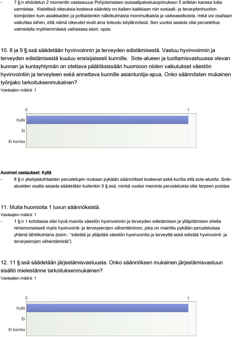 osaltaan vaikuttaa siihen, että nämä oikeudet eivät aina toteudu käytännössä. Sen vuoksi asiasta olisi perusteltua valmistella myöhemmässä vaiheessa esim. opas. 10.