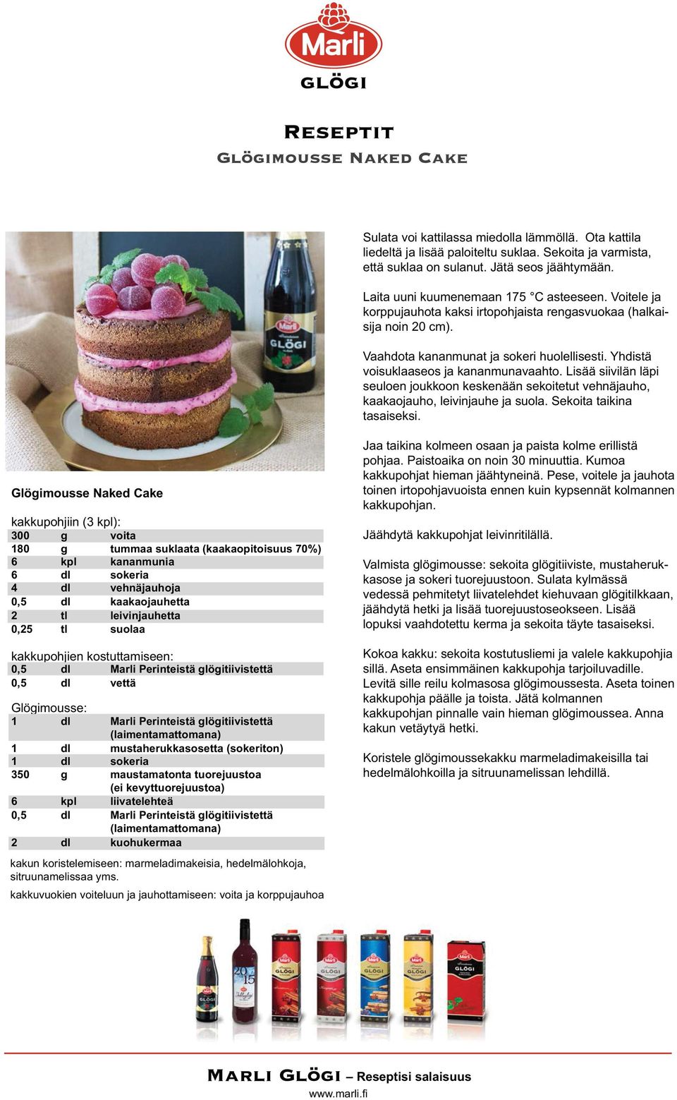 Lisää siivilän läpi seuloen joukkoon keskenään sekoitetut vehnäjauho, kaakaojauho, leivinjauhe ja suola. Sekoita taikina tasaiseksi.