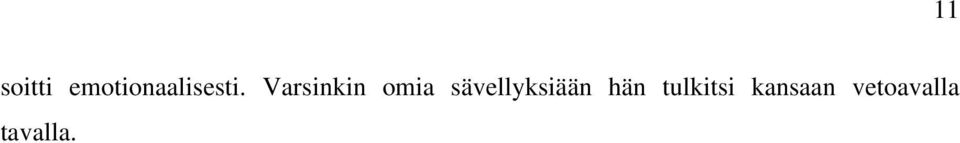 Varsinkin omia