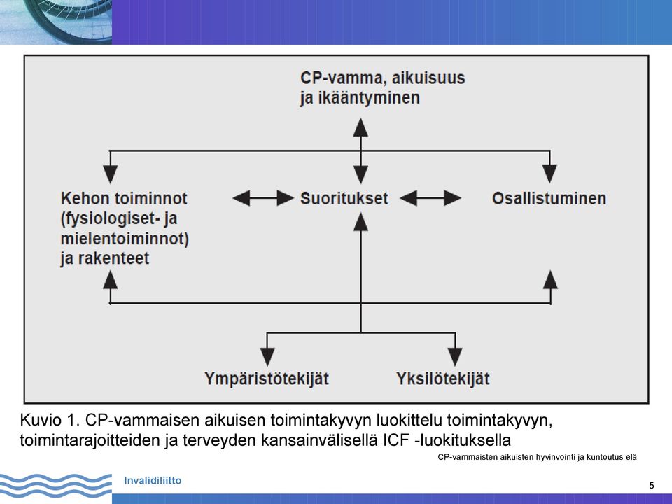 luokittelu toimintakyvyn,