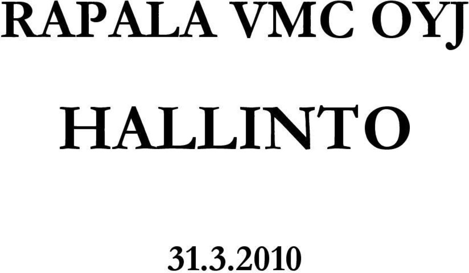 HALLINTO