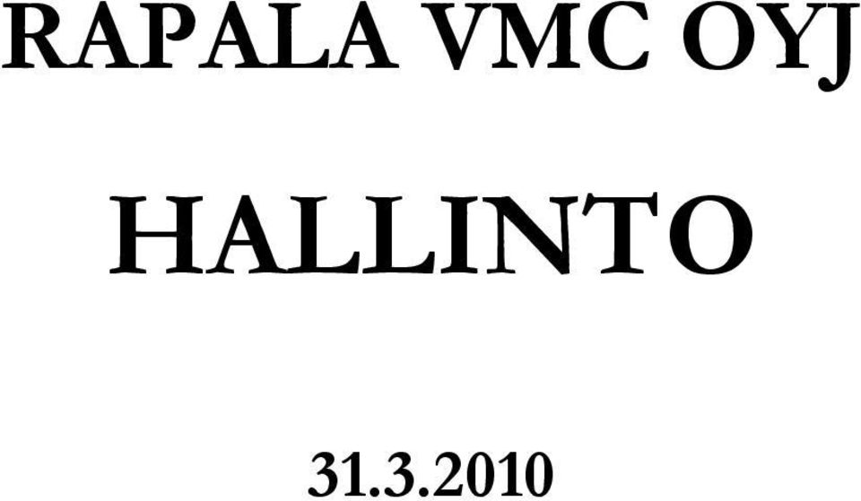 HALLINTO