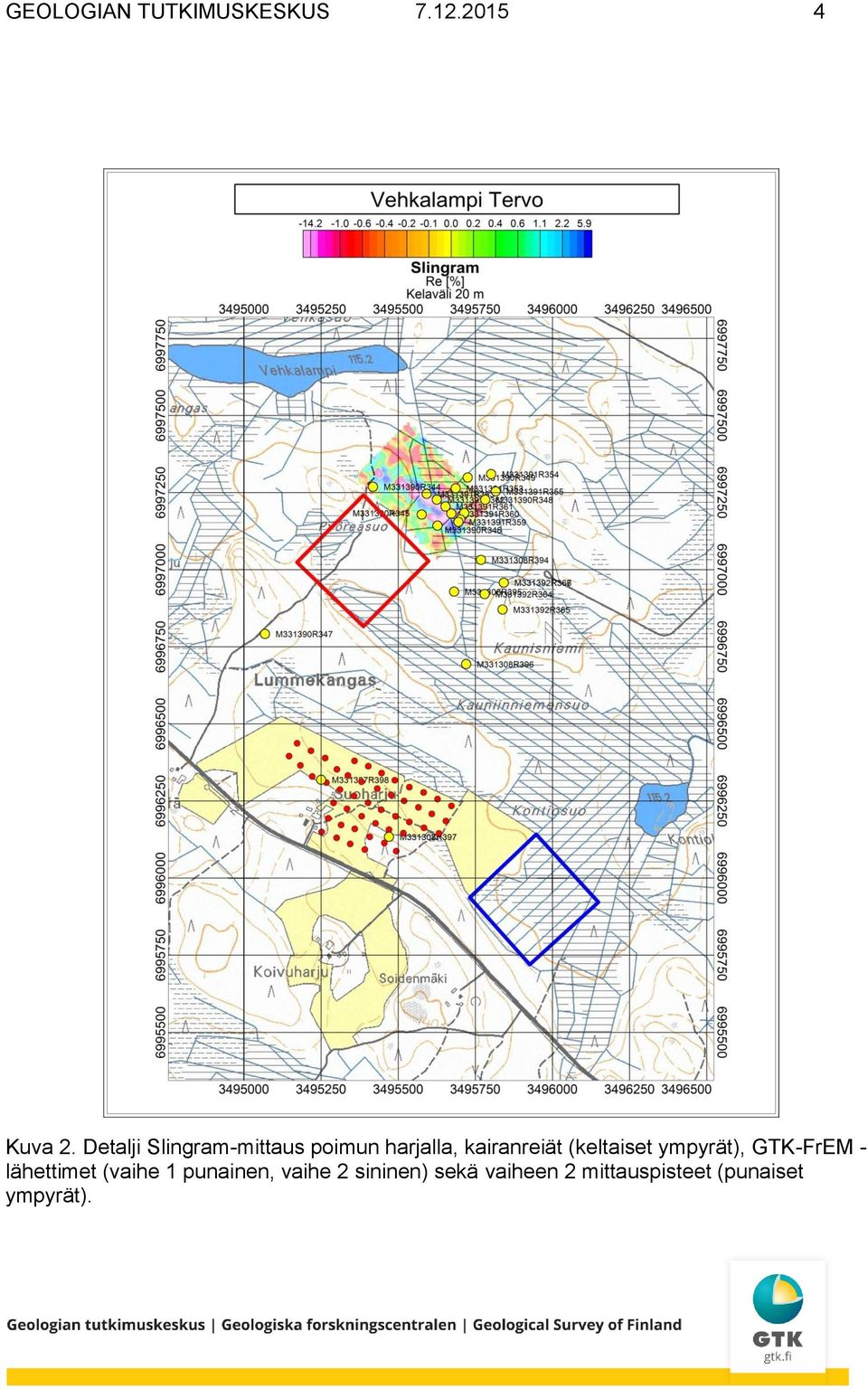 (keltaiset ympyrät), GTK-FrEM - lähettimet (vaihe 1