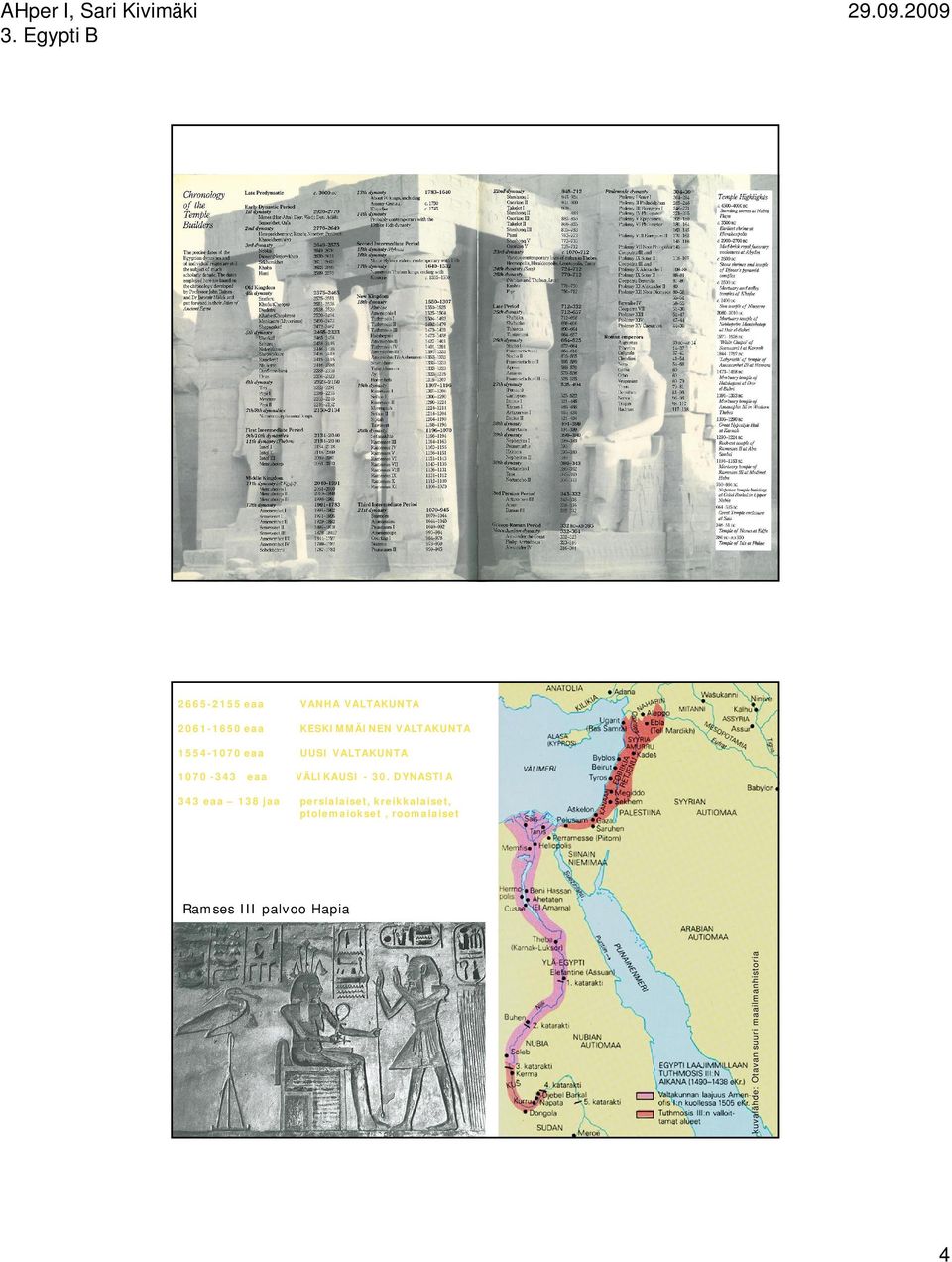 DYNASTIA 343 eaa 138 jaa persialaiset, kreikkalaiset, ptolemaiokset,