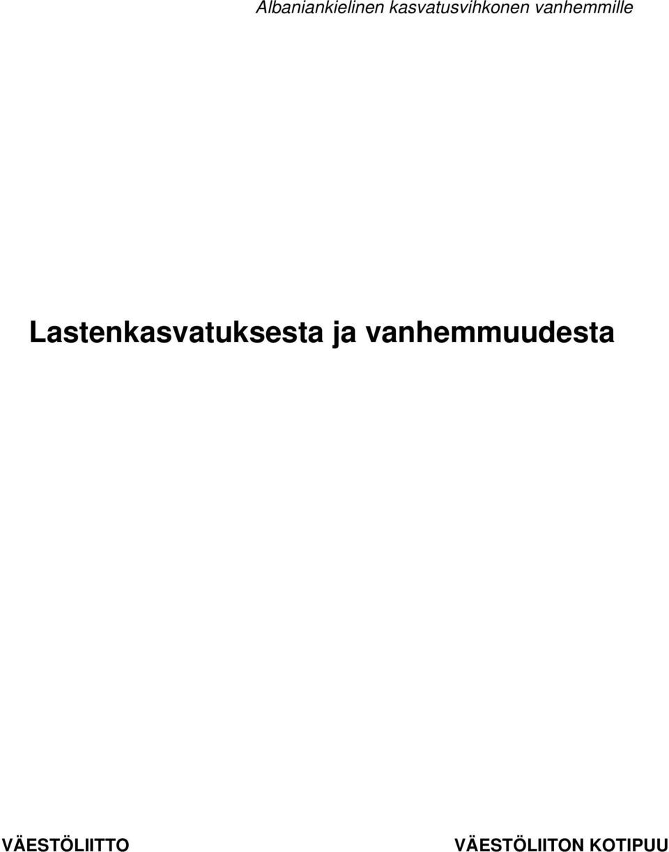 Lastenkasvatuksesta ja