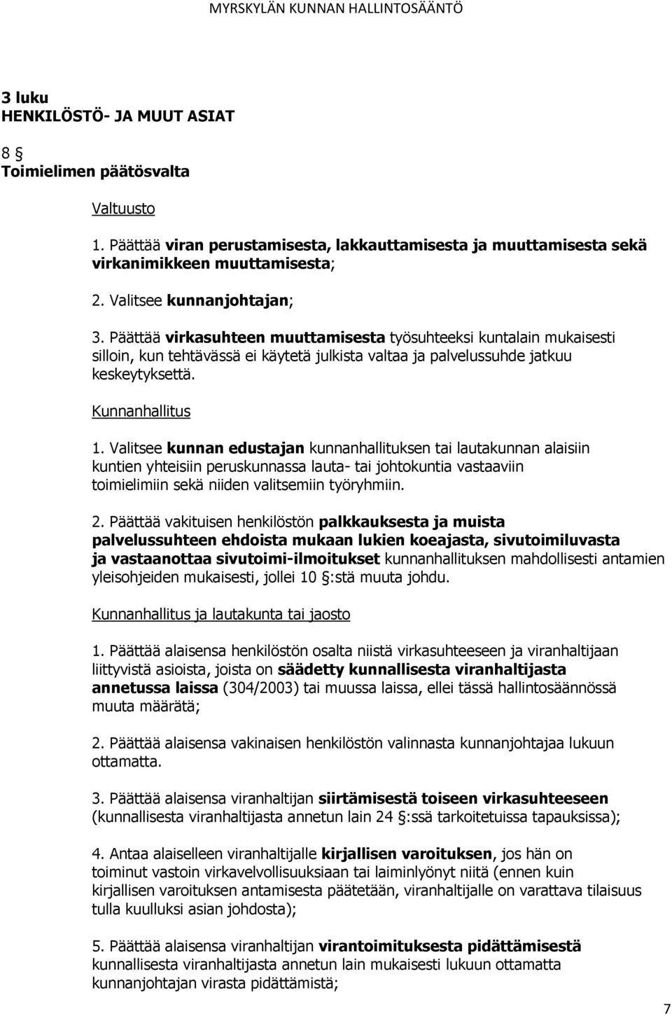 Kunnanhallitus 1.