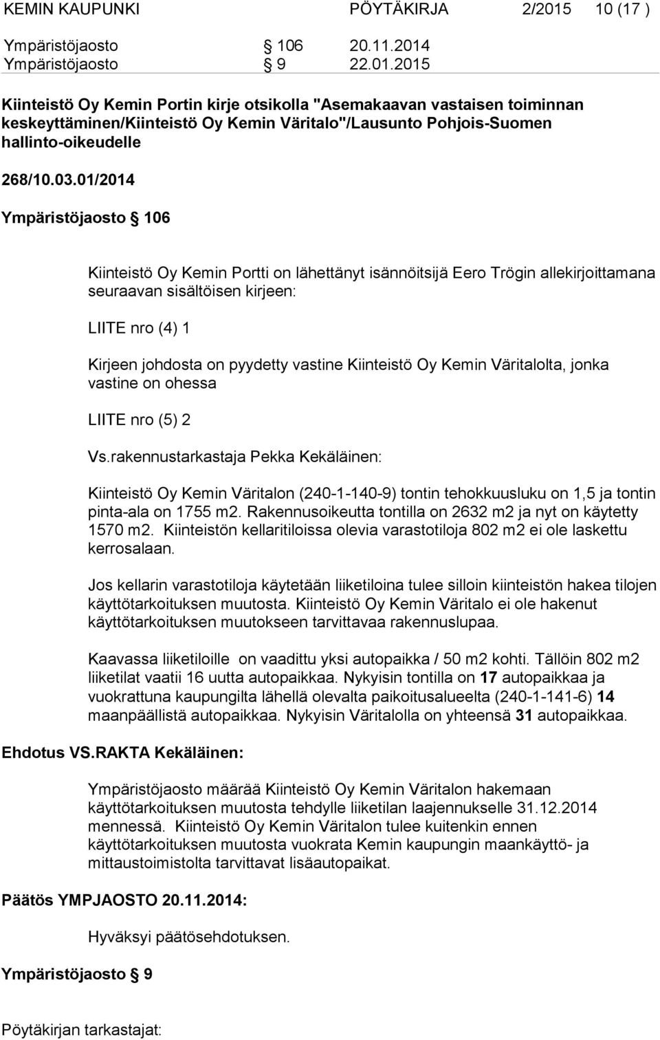 Ympäristöjaosto 9 22.01.