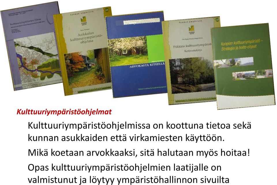 Mikä koetaan arvokkaaksi, sitä halutaan myös hoitaa!