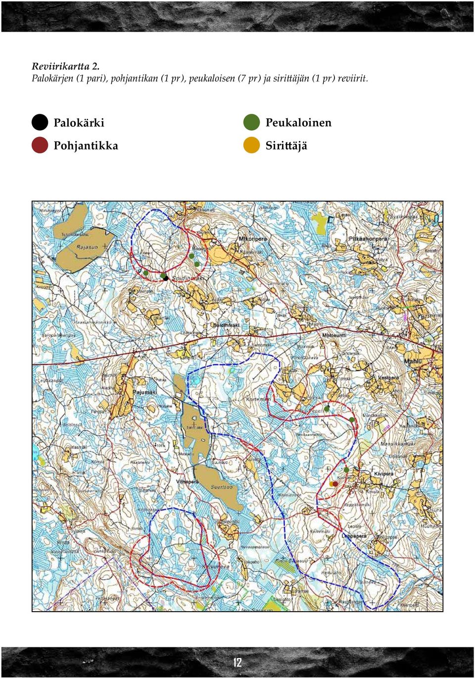 pr), peukaloisen (7 pr) ja sirittäjän