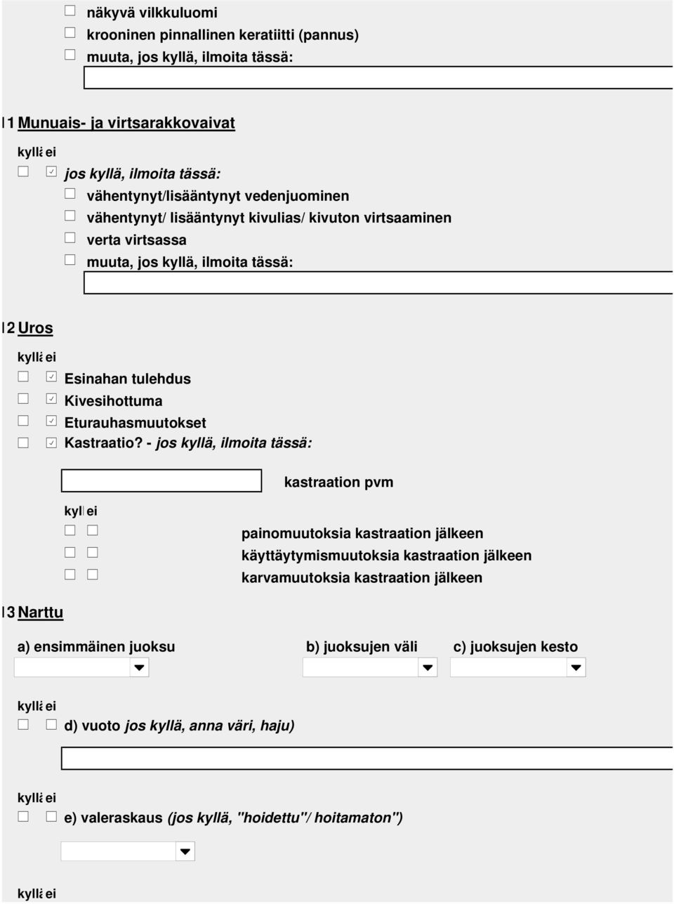 Kivesihottuma Eturauhasmuutokset Kastraatio?