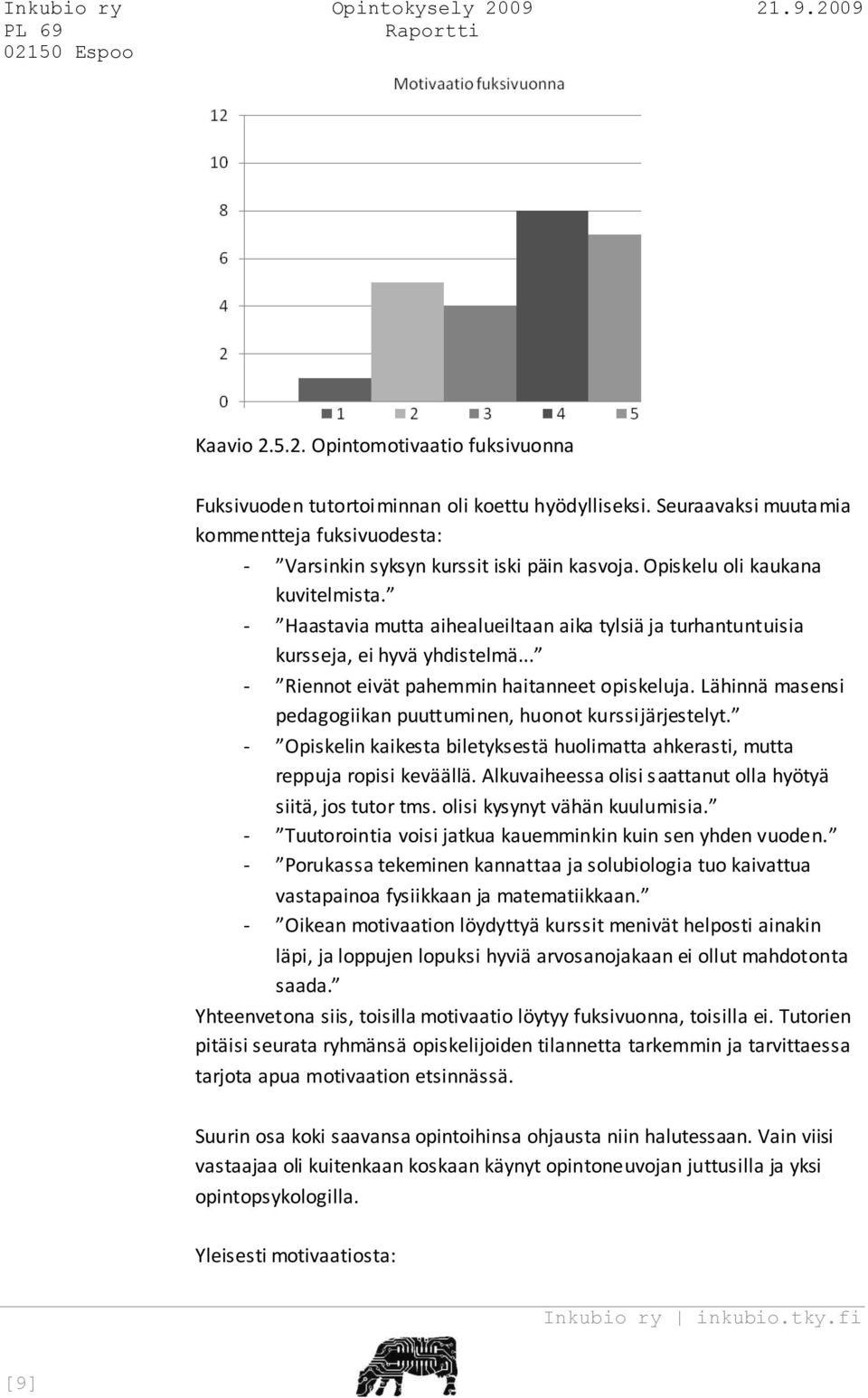 Lähinnä masensi pedagogiikan puuttuminen, huonot kurssijärjestelyt. - Opiskelin kaikesta biletyksestä huolimatta ahkerasti, mutta reppuja ropisi keväällä.