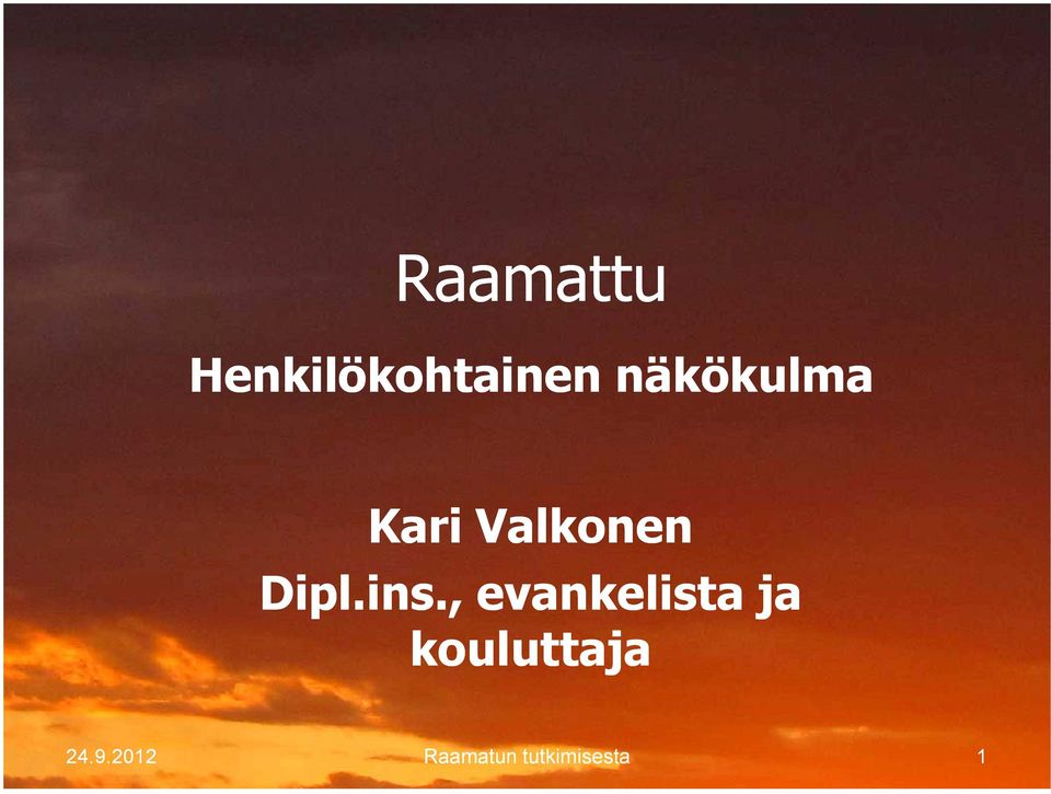 näkökulma Kari