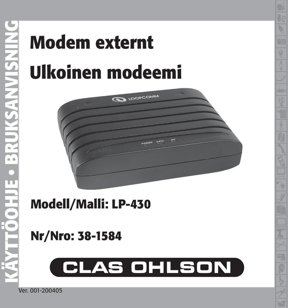 modeemi Modell/Malli: