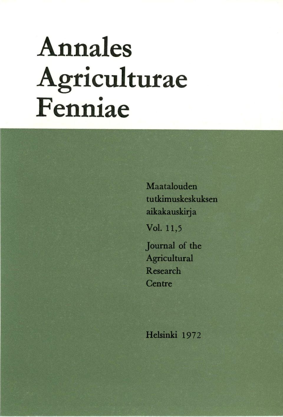 11,5 journal of the Agricultural