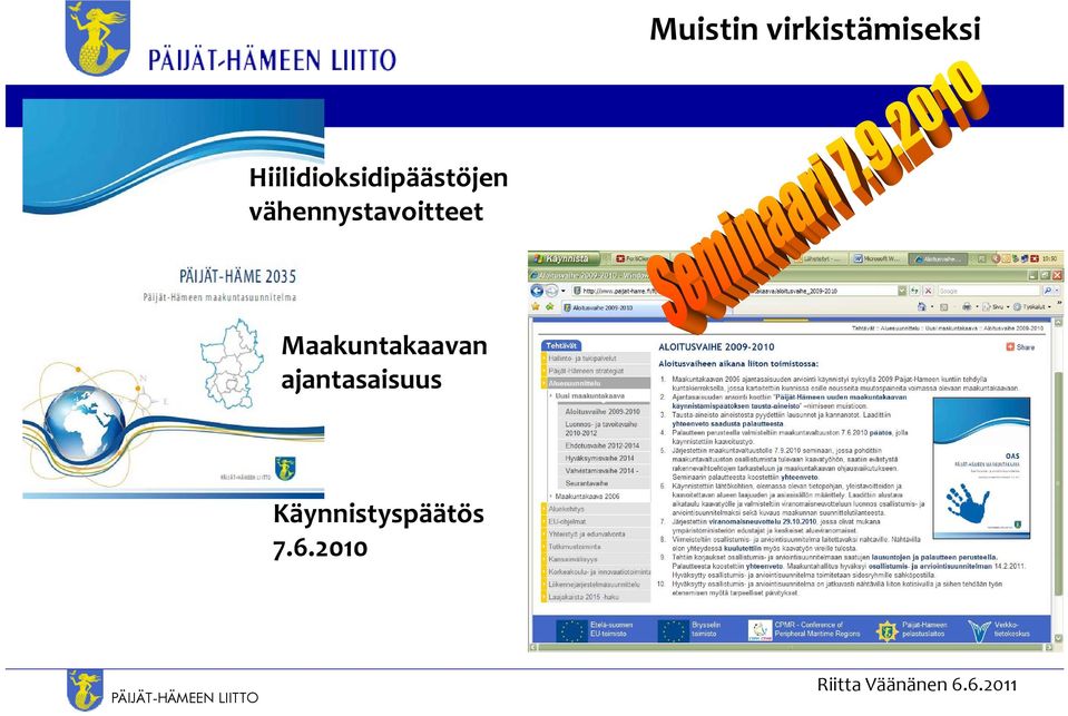 vähennystavoitteet