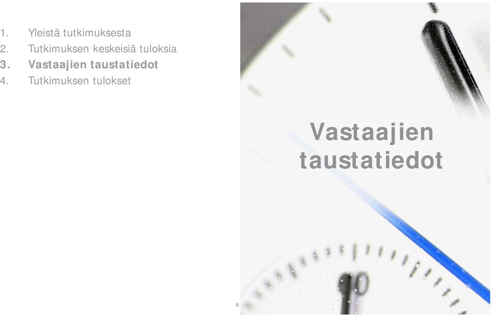 Vastaajien taustatiedot 4.