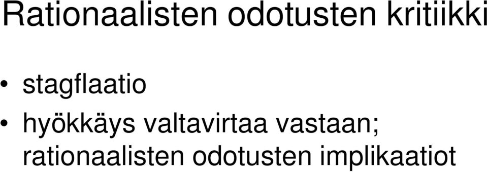 hyökkäys valtavirtaa