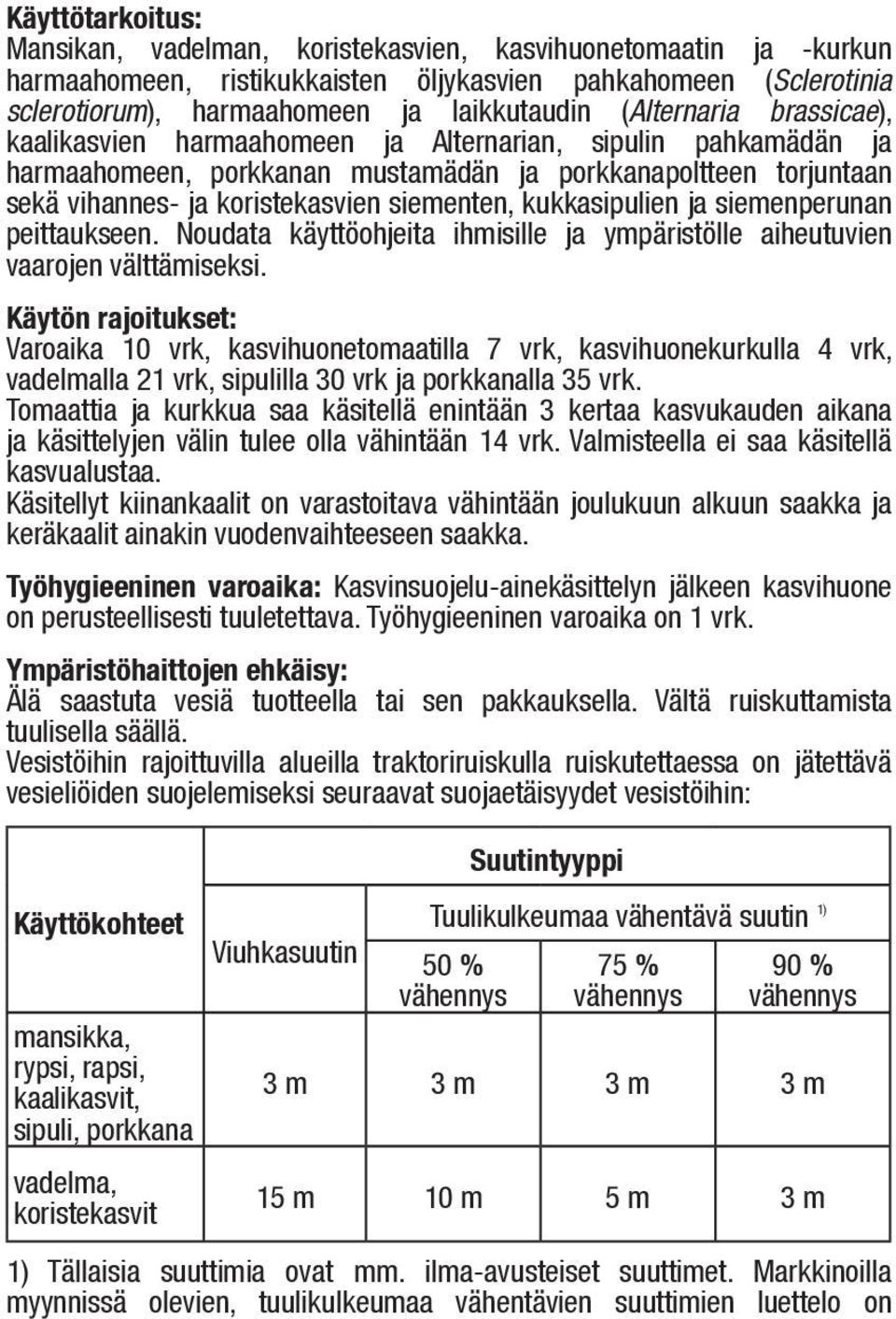 kukkasipulien ja siemenperunan peittaukseen. Noudata käyttöohjeita ihmisille ja ympäristölle aiheutuvien vaarojen välttämiseksi.