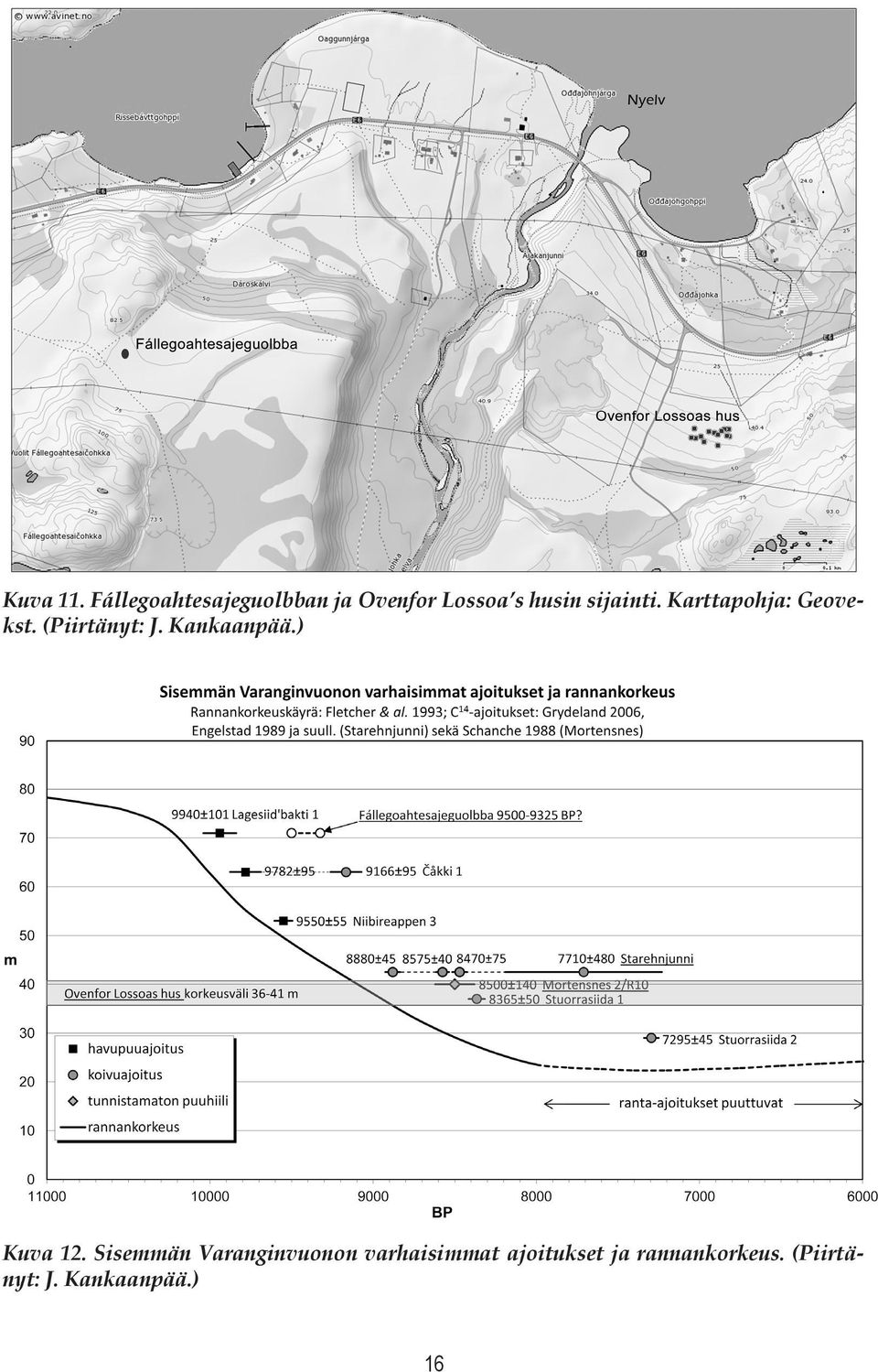 sijainti. Karttapohja: Geovekst. (Piirtänyt: J.