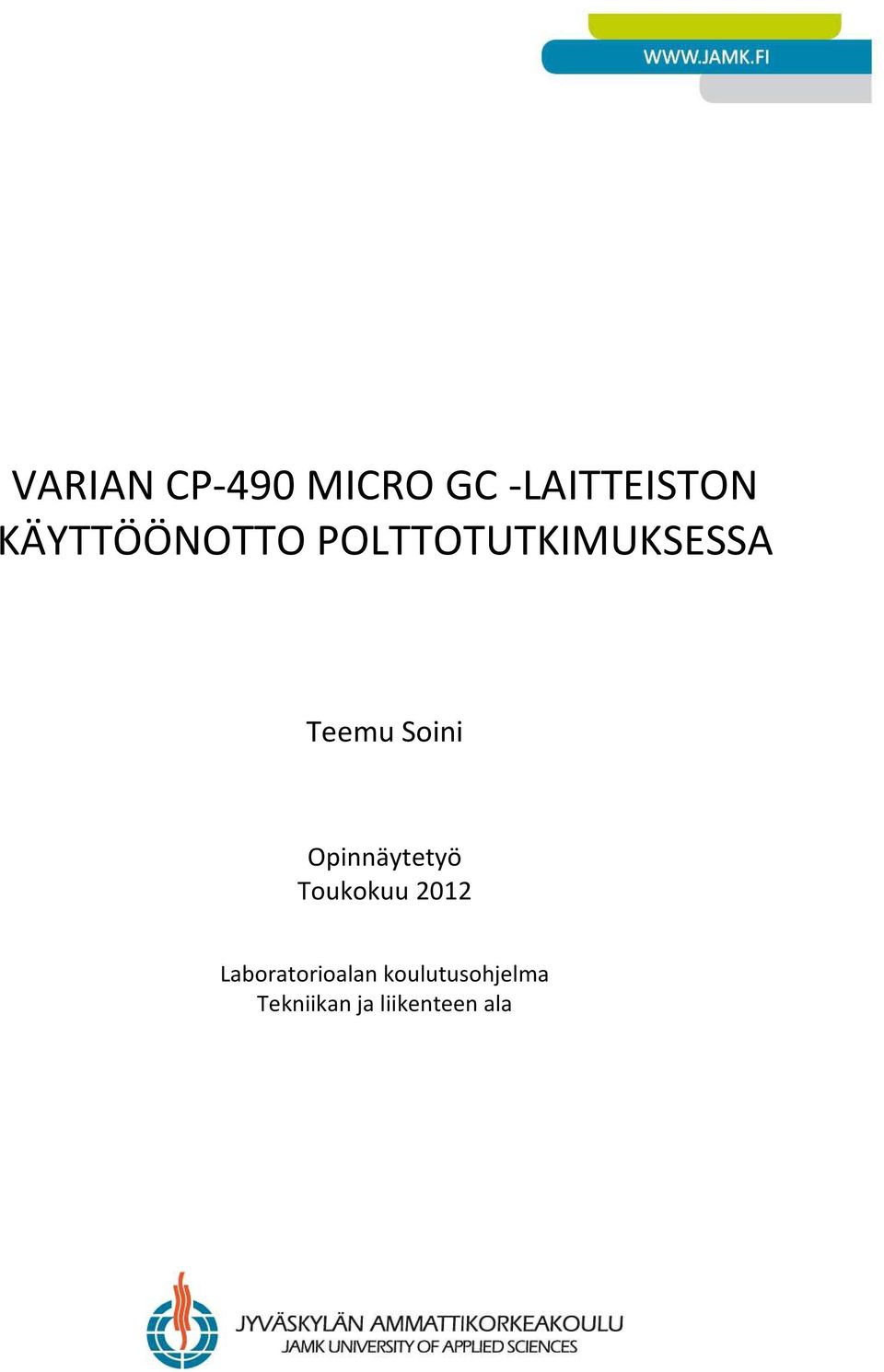 Soini Opinnäytetyö Toukokuu 2012