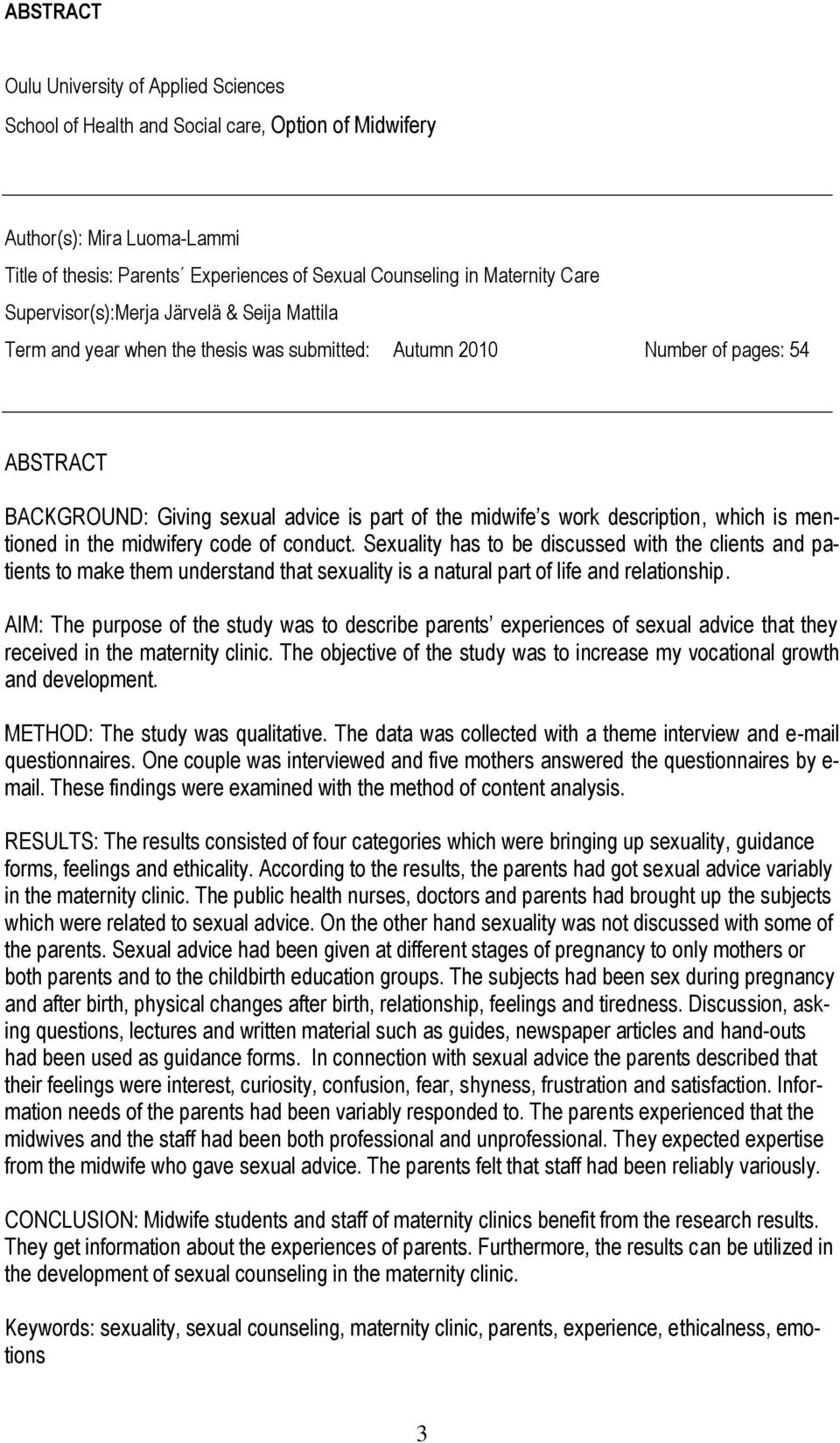 description, which is mentioned in the midwifery code of conduct.