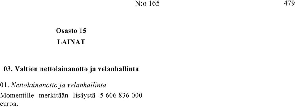 velanhallinta 01.