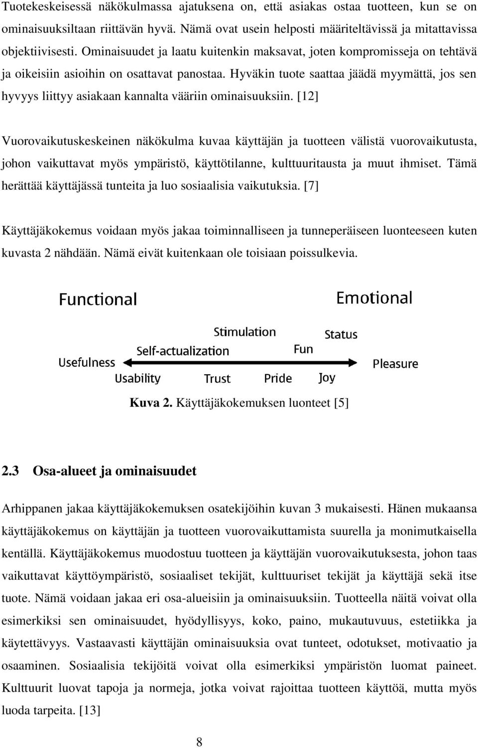 Hyväkin tuote saattaa jäädä myymättä, jos sen hyvyys liittyy asiakaan kannalta vääriin ominaisuuksiin.