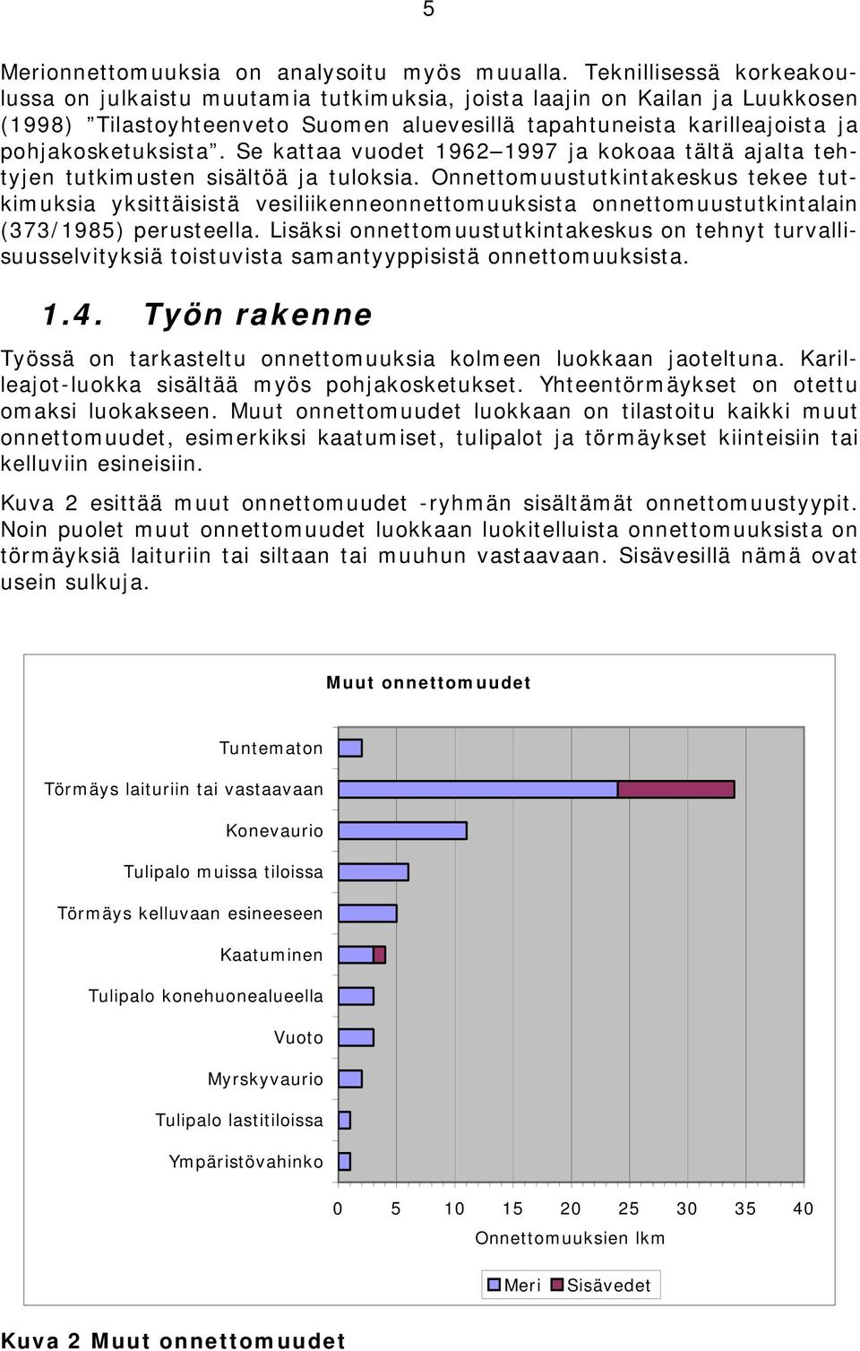 Se kattaa vuodet 1962 1997 ja kokoaa tältä ajalta tehtyjen tutkimusten sisältöä ja tuloksia.