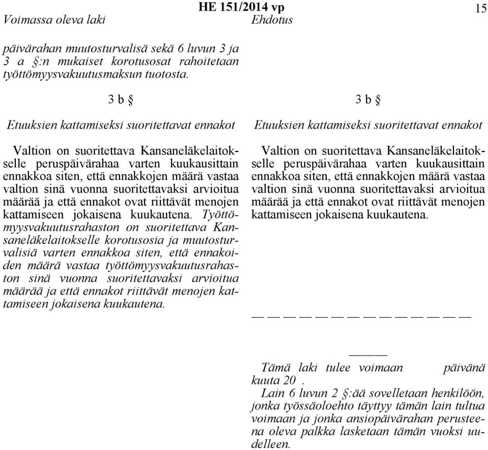 suoritettavaksi arvioitua määrää ja että ennakot ovat riittävät menojen kattamiseen jokaisena kuukautena.