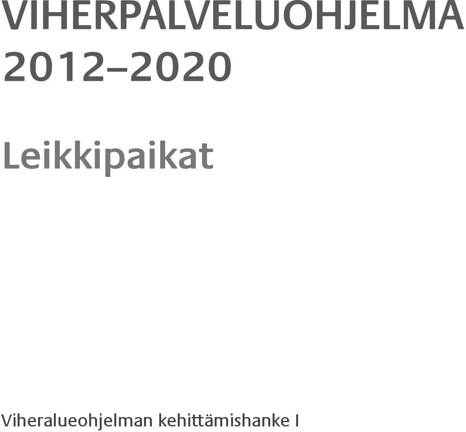 Leikkipaikat