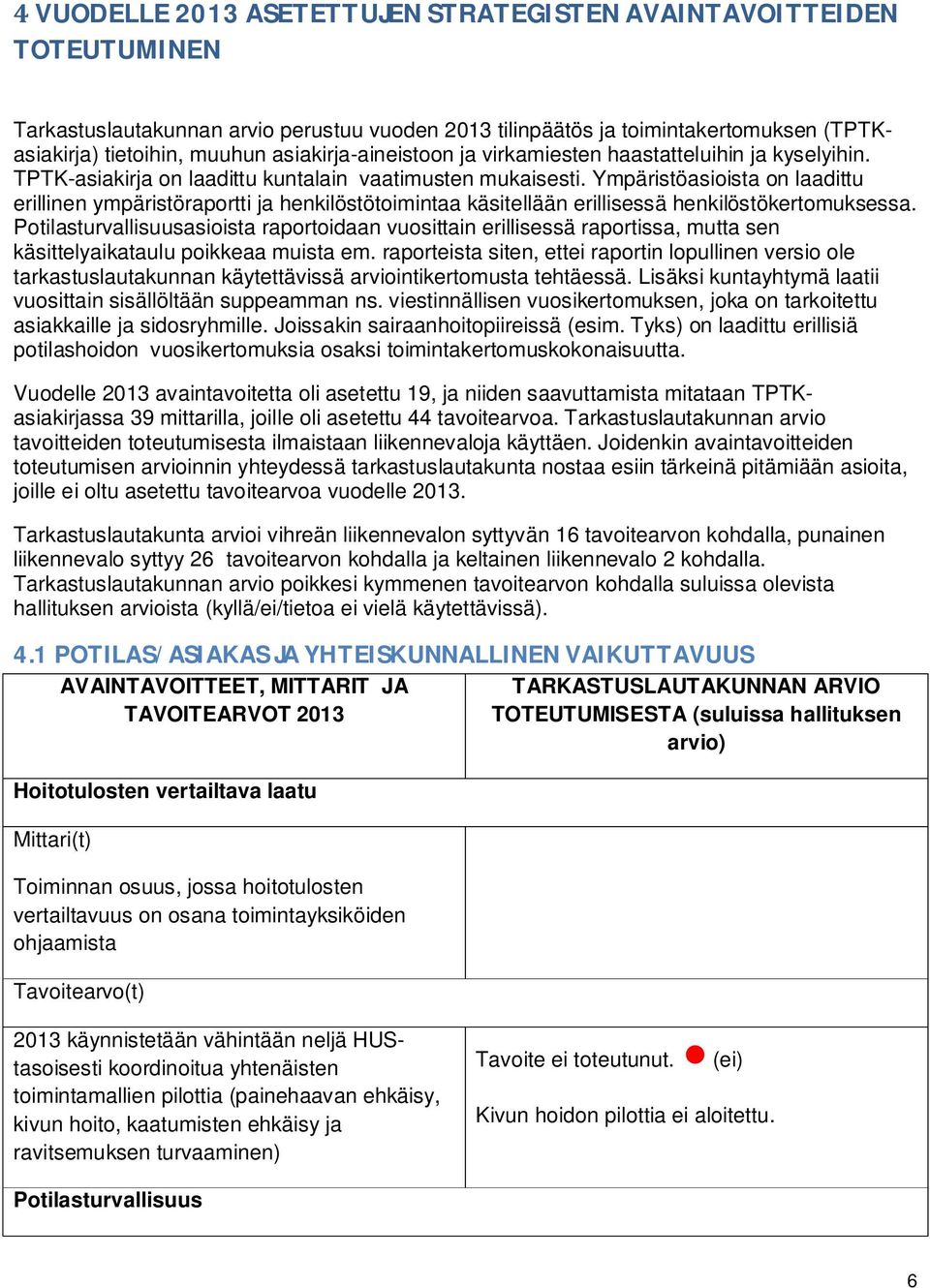 Ympäristöasioista on laadittu erillinen ympäristöraportti ja henkilöstötoimintaa käsitellään erillisessä henkilöstökertomuksessa.