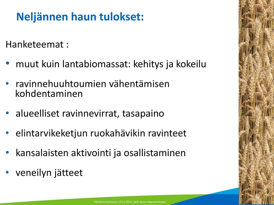 alueelliset ravinnevirrat, tasapaino elintarvikeketjun