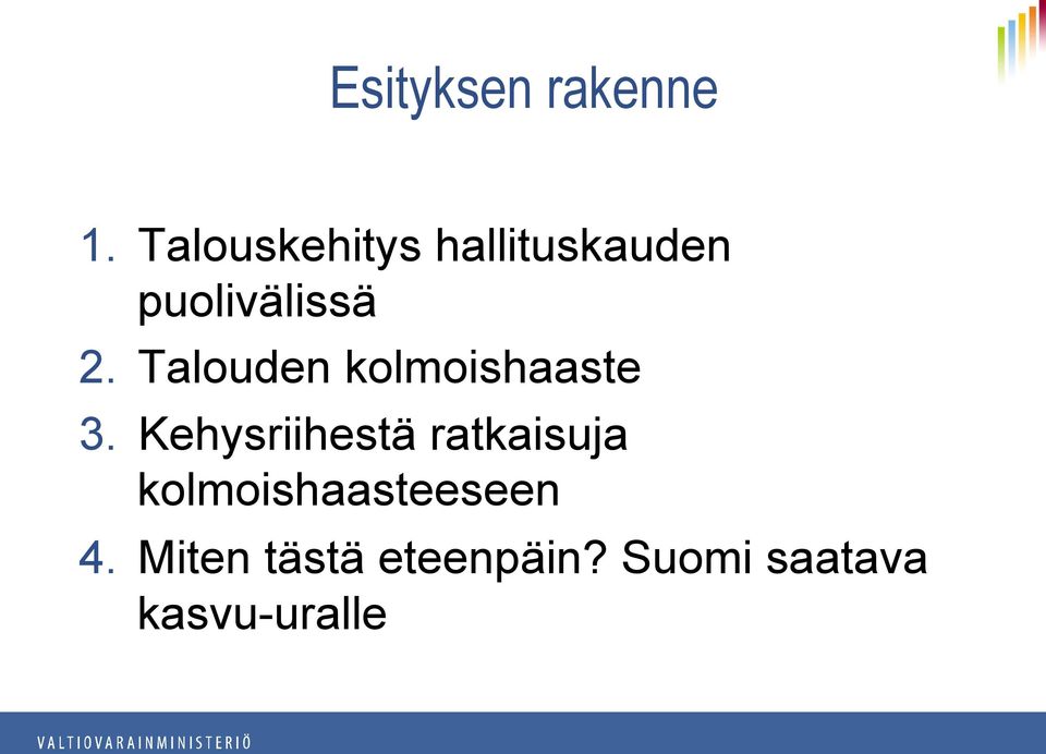 Talouden kolmoishaaste 3.