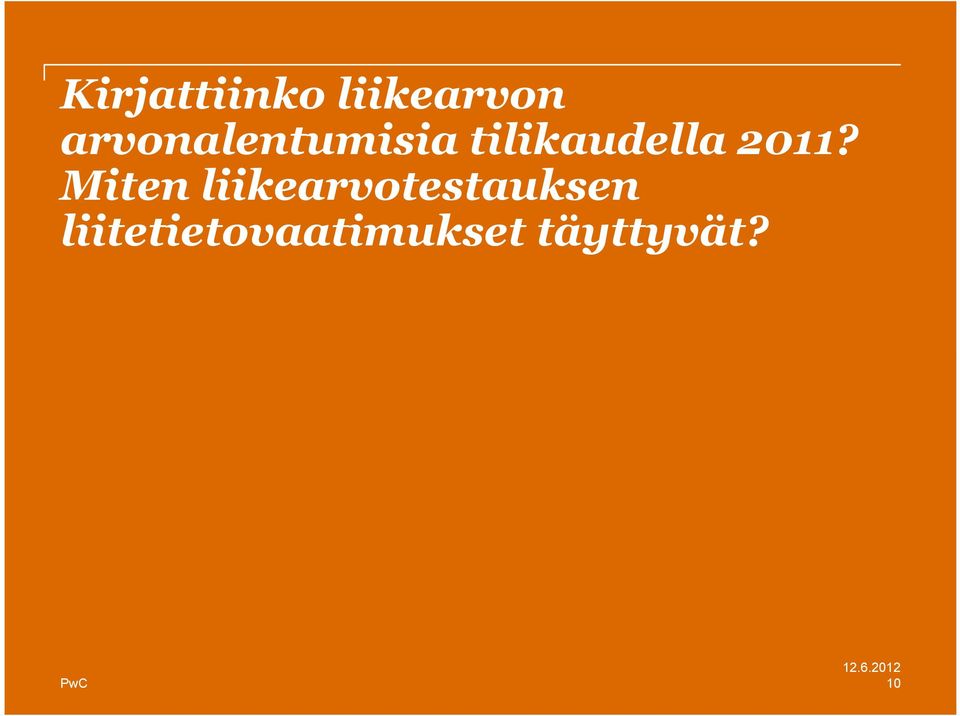 2011? Miten