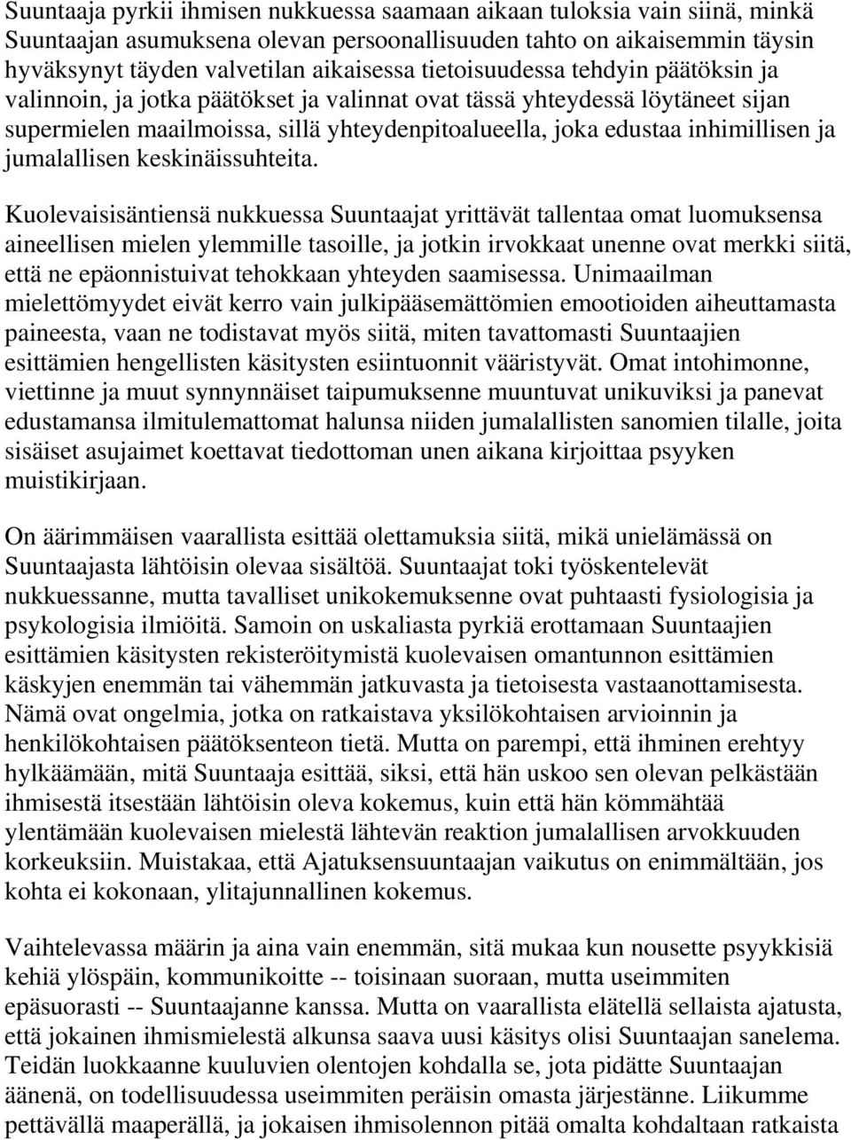 jumalallisen keskinäissuhteita.