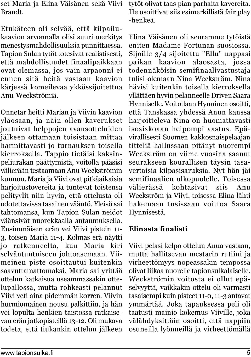 Weckströmiä.