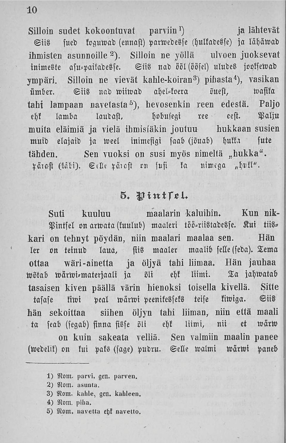 Paljo ehk lamba laudast. hobusegi tee eest. Palju muita eläimiä ja vielä ihmisiäkin joutuu hukkaan susien muid elajaid ja weel inimesigi saab (jöuab) Hukka sute tähden.