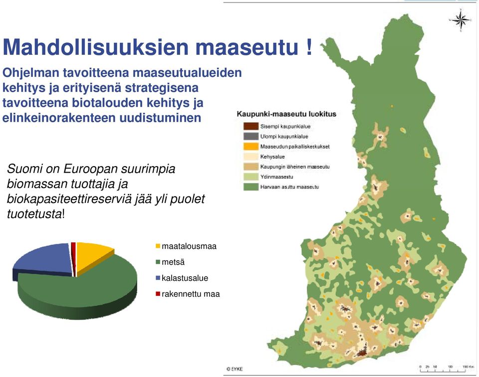 tavoitteena biotalouden kehitys ja elinkeinorakenteen uudistuminen Suomi on