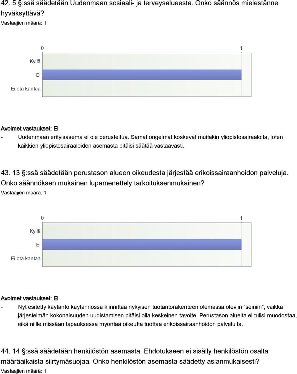 13 :ssä säädetään perustason alueen oikeudesta järjestää erikoissairaanhoidon palveluja. Onko säännöksen mukainen lupamenettely tarkoituksenmukainen?