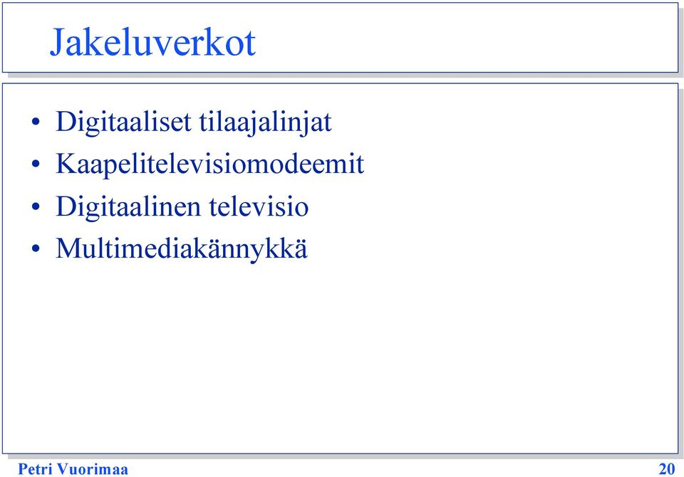 Kaapelitelevisiomodeemit