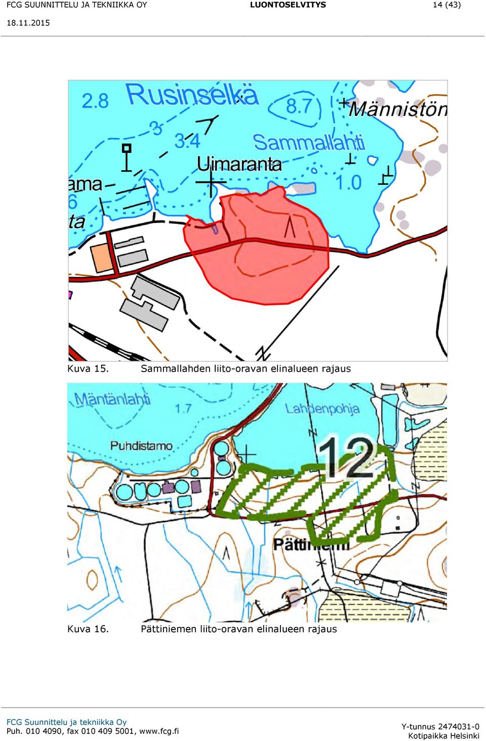 Sammallahden liito-oravan elinalueen