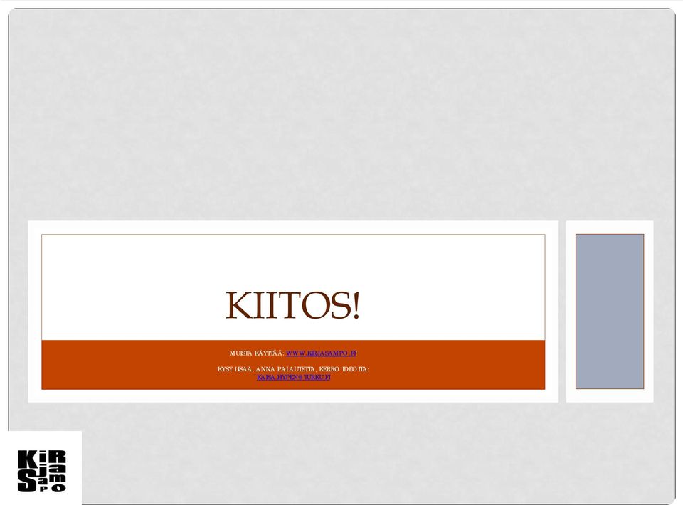 KIRJASAMPO.FI!