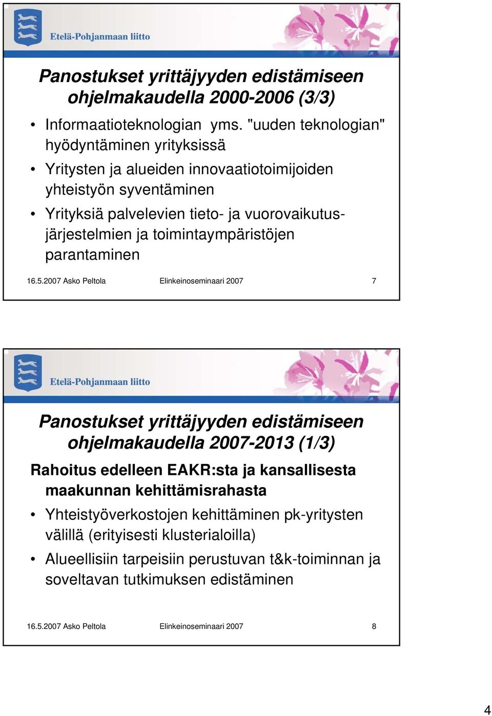 toimintaympäristöjen parantaminen 16.5.