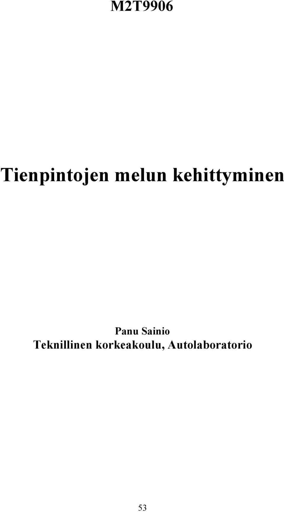 Sainio Teknillinen