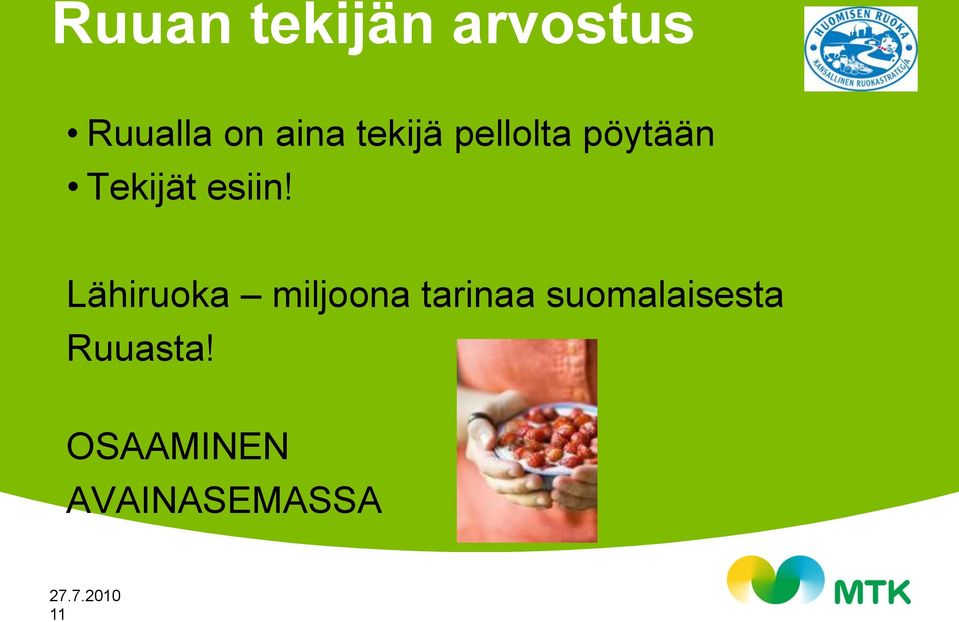 Lähiruoka miljoona tarinaa