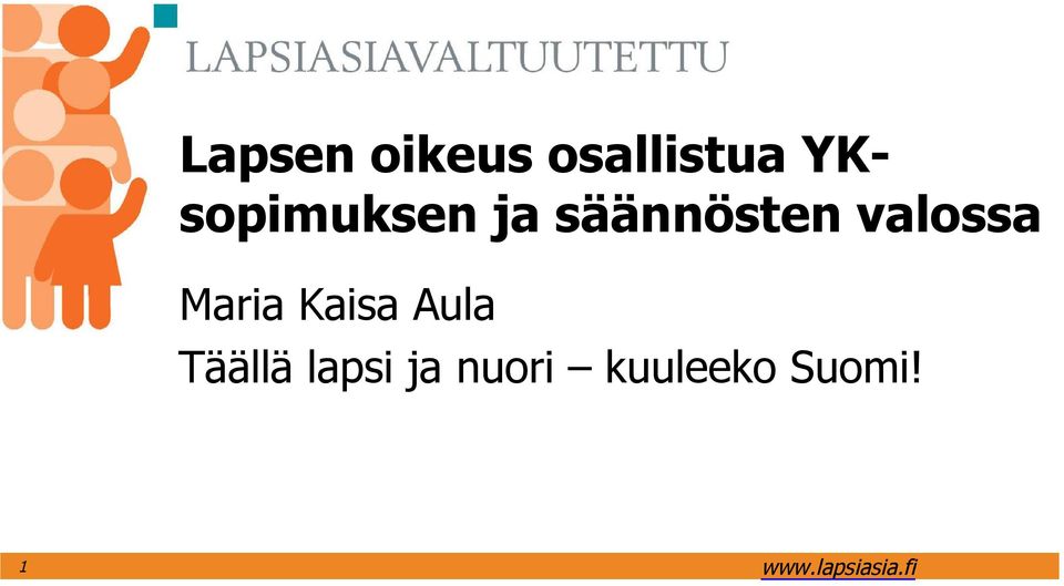 valossa Maria Kaisa Aula