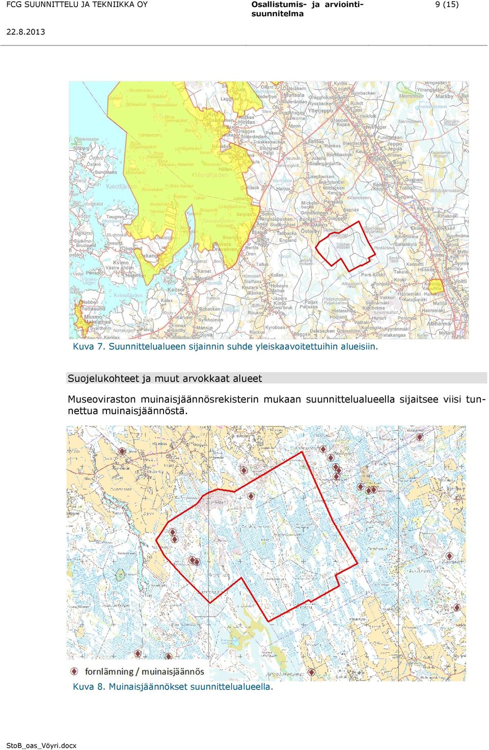 Suojelukohteet ja muut arvokkaat alueet Museoviraston